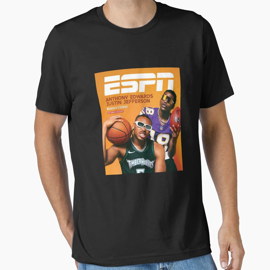 Anthony Edwards JJ Minnesota T-Shirt - Casual Everyday Wear Unisex - T-Shirt, Sweatshirt, Hoodie