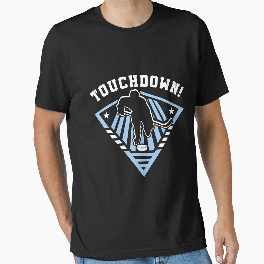 Funny Touchdown Hockey Player Scoring T-Shirt - Streetwear Style Unisex - T-Shirt, Sweatshirt, Hoodie