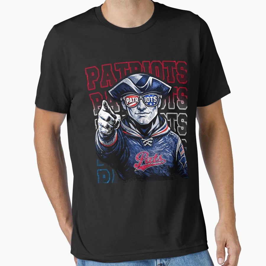 Face Sunglasses American Patriotic Face T-Shirt - Minimalist Print Unisex - T-Shirt, Sweatshirt, Hoodie