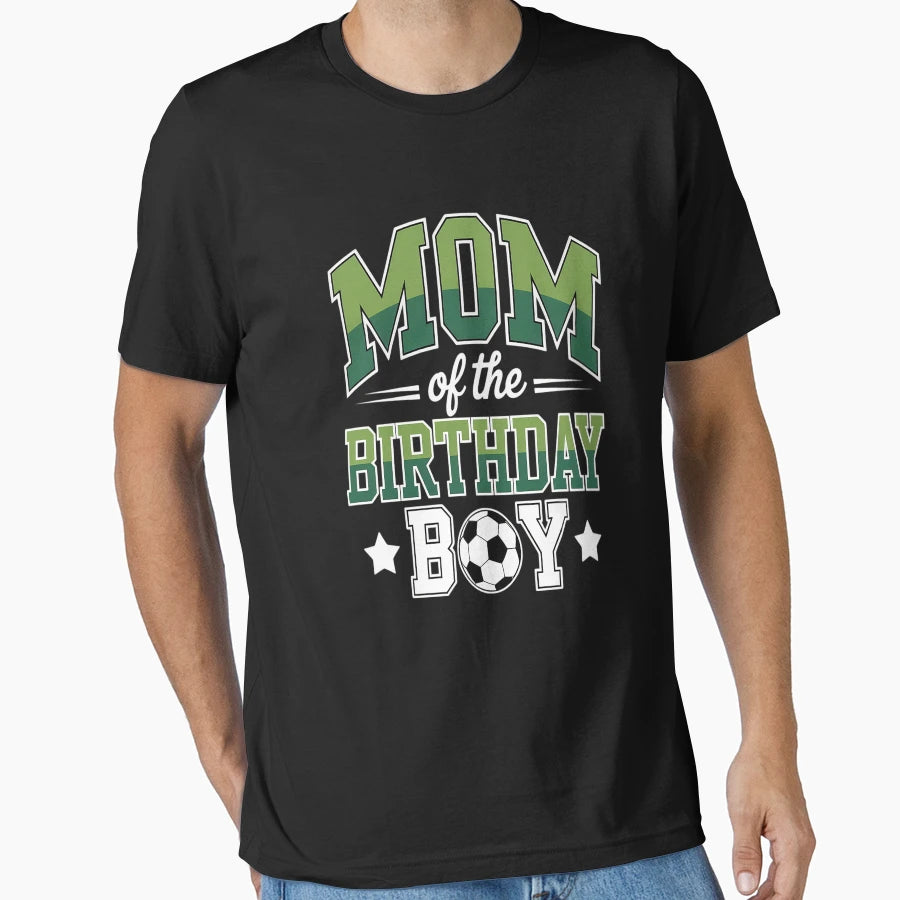 Soccer Mom Birthday Party Family T-Shirt - Aesthetic Graphic for Adults - T-Shirt, Sweatshirt, Hoodie