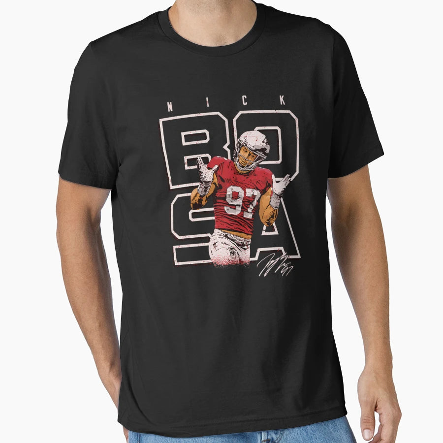 Defensive End 97 Player Footbal T-Shirt - Custom Art Print Unisex - T-Shirt, Sweatshirt, Hoodie