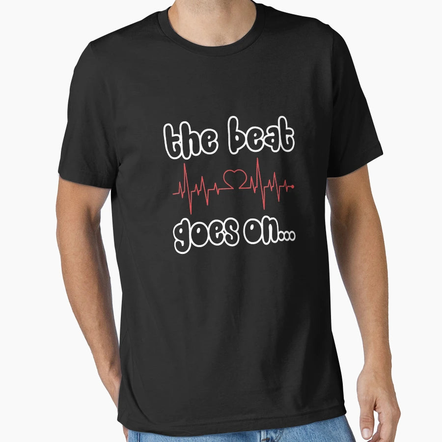 Beat Goes T-Shirt - Unique Graphic Men Women - T-Shirt, Sweatshirt, Hoodie