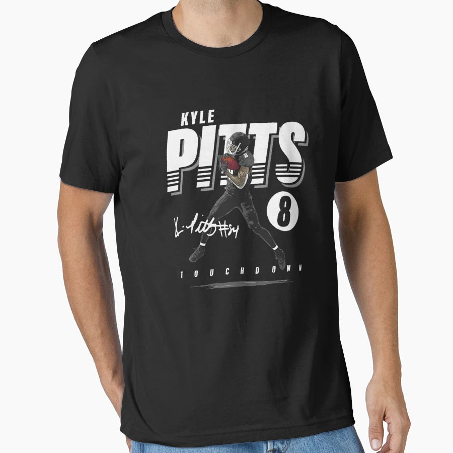 Kyle Pitts Touchdown T-Shirt - Aesthetic Graphic Unisex - T-Shirt, Sweatshirt, Hoodie