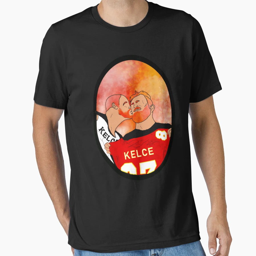 Kelce Brothers T-Shirt - Aesthetic Graphic Men Women - T-Shirt, Sweatshirt, Hoodie