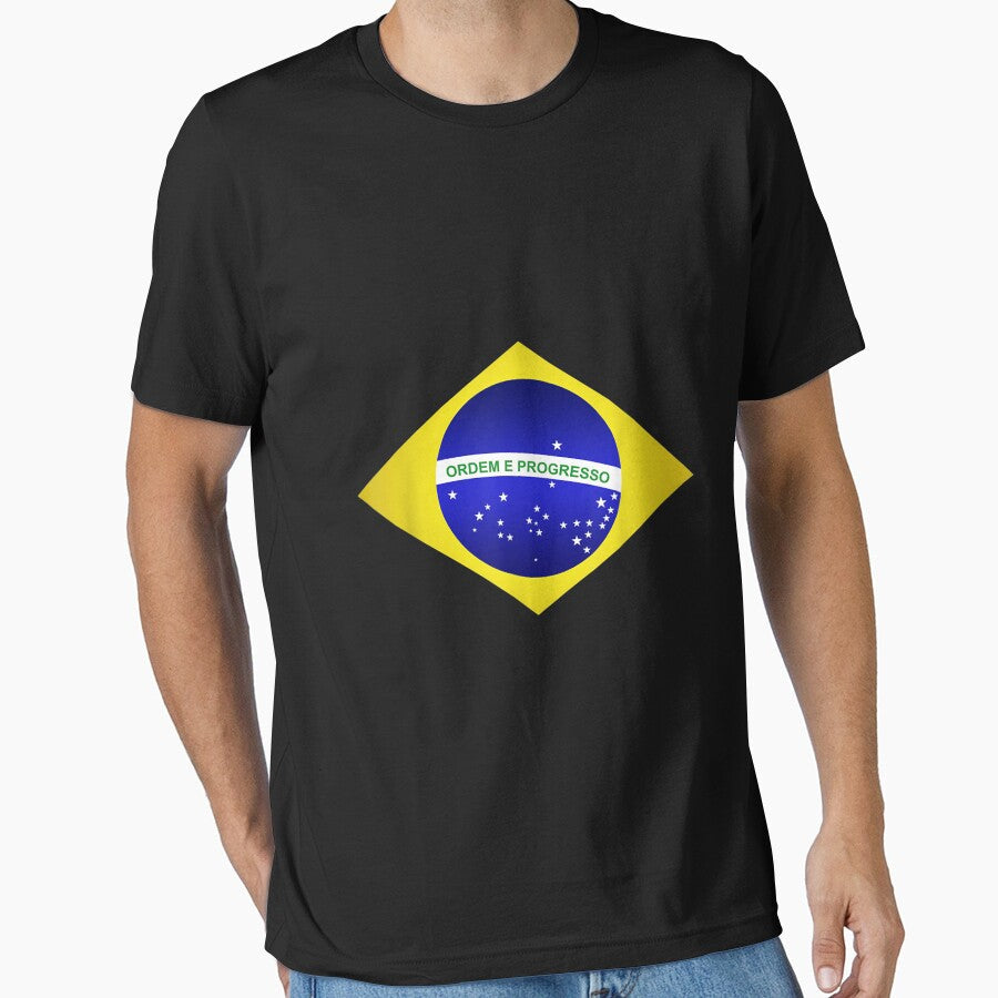 Soccer Football Brazilian flag by vlahosfeari - Adult & Kids T-Shirts, Sweatshirts & Hoodies apparel design preview 1