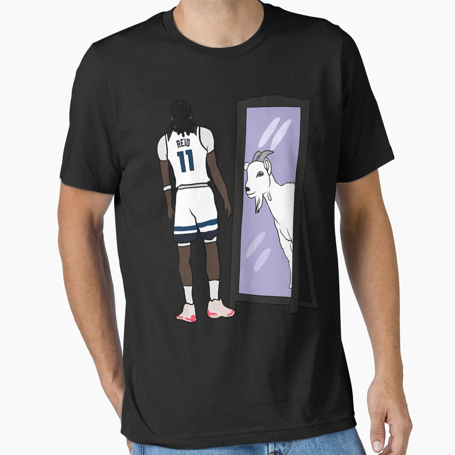 Naz Reid Mirror Goat T-Shirt - Aesthetic Graphic for Adults - T-Shirt, Sweatshirt, Hoodie