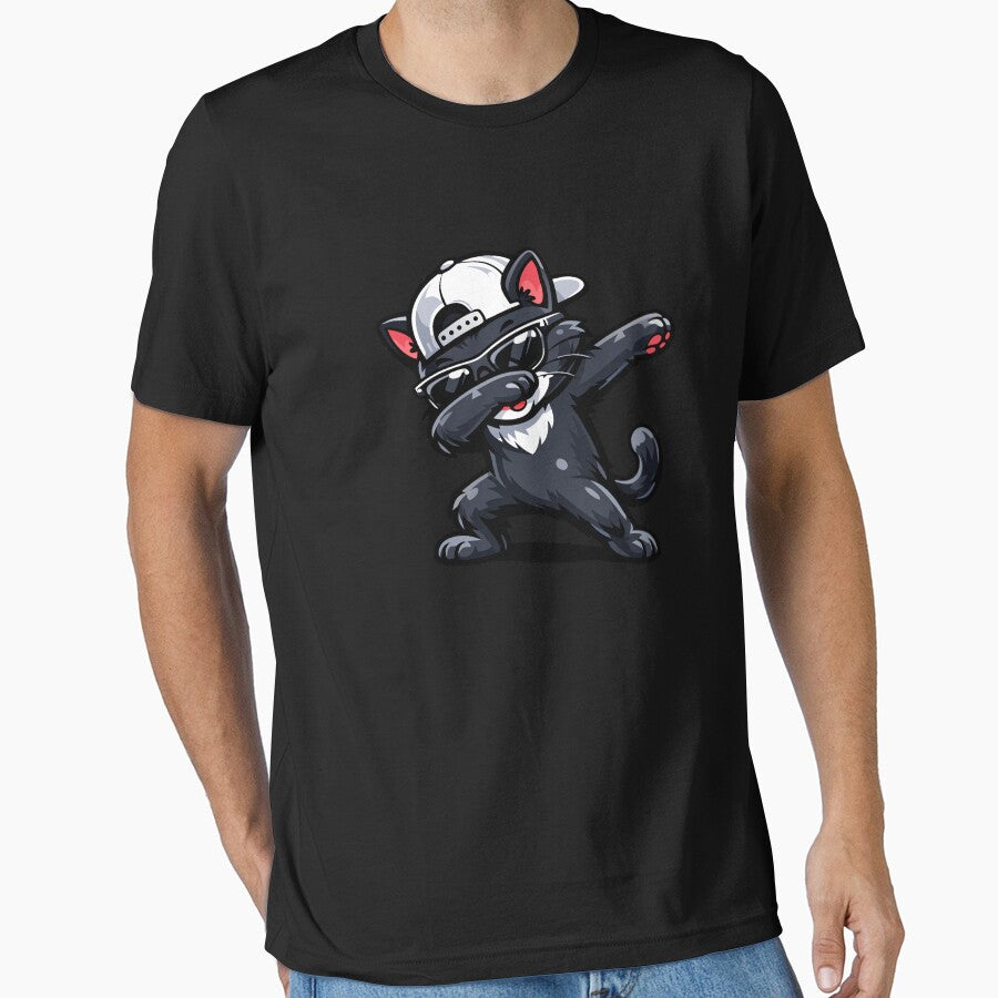 Dabbing Cat Gear by DynamicDesign - Adult & Kids T-Shirts, Sweatshirts & Hoodies apparel design preview 1