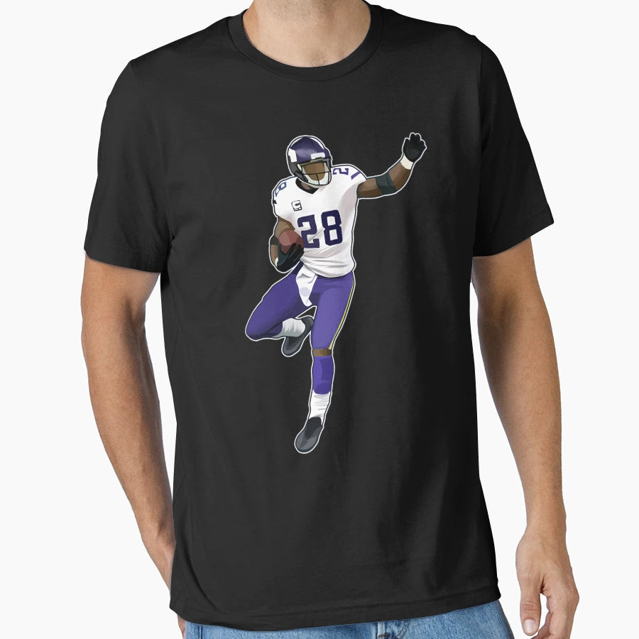Adrian Peterson Jump T-Shirt - Casual Everyday Wear Unisex - T-Shirt, Sweatshirt, Hoodie