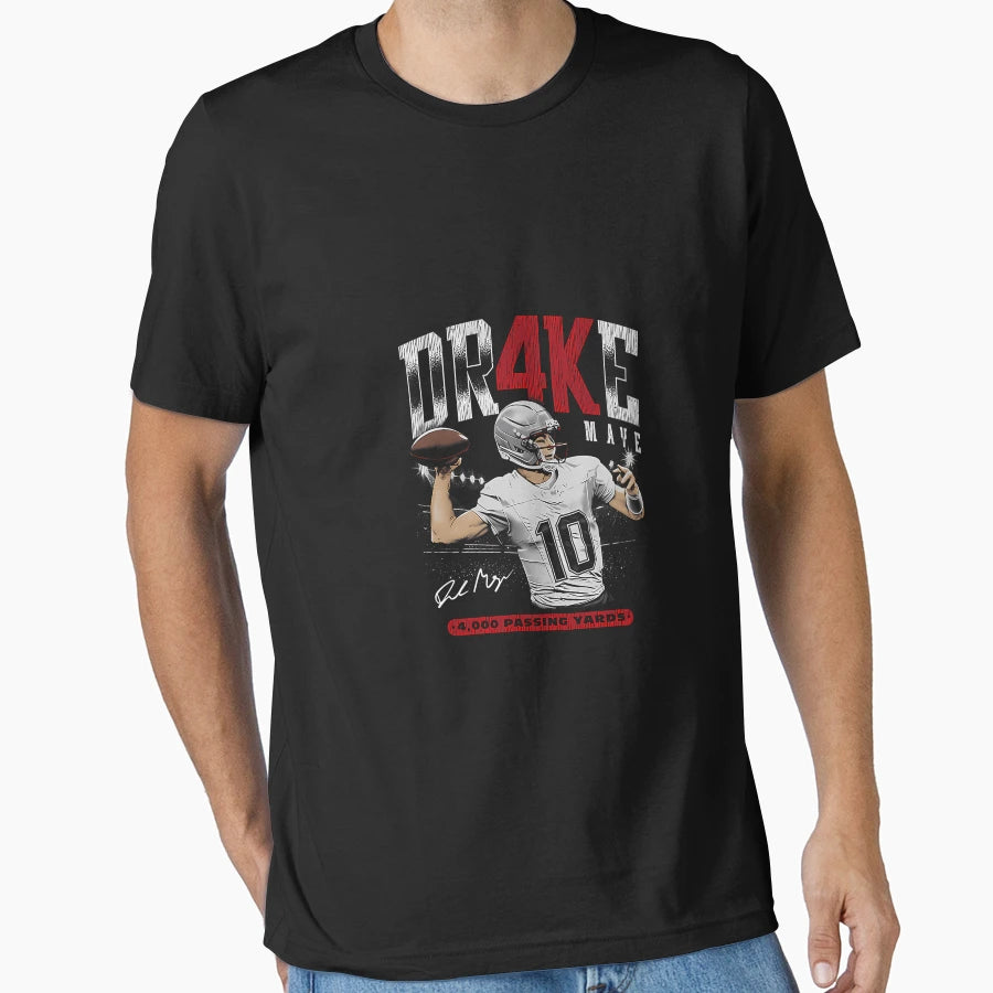 Drake Maye New England 4K T-Shirt - Graphic Print for Adults - T-Shirt, Sweatshirt, Hoodie