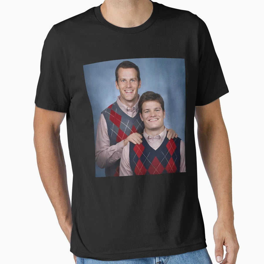 Brady And Maye Football Step Brothers T-Shirt - Unique Graphic Unisex - T-Shirt, Sweatshirt, Hoodie
