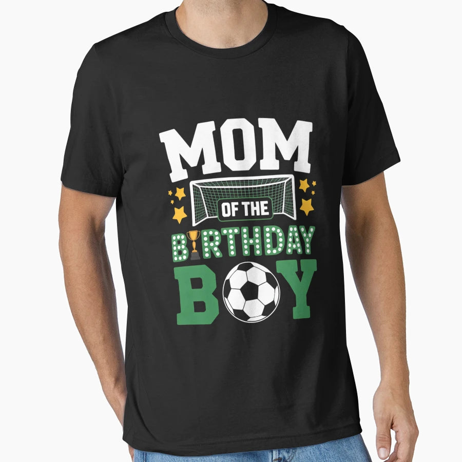 Soccer Mom Birthday Party Soccer T-Shirt - Casual Everyday Wear Men Women - T-Shirt, Sweatshirt, Hoodie
