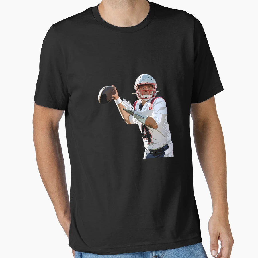 Bailey Zappe T-Shirt - Minimalist Print for Adults - T-Shirt, Sweatshirt, Hoodie