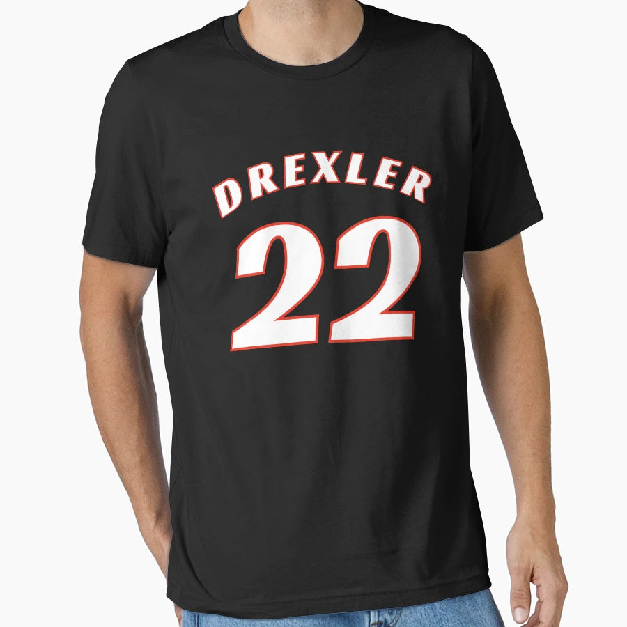 Clyde Drexler T-Shirt - Aesthetic Graphic for Adults - T-Shirt, Sweatshirt, Hoodie