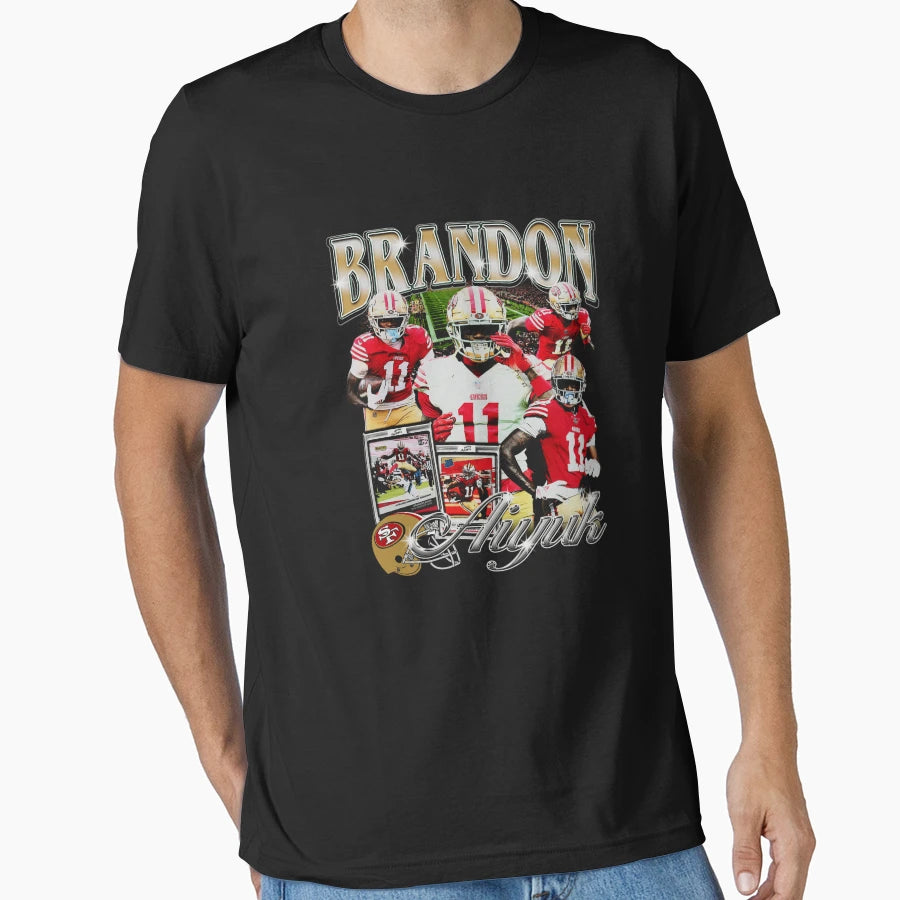 Brandon Aiyuk Bootleg T-Shirt - Minimalist Print Unisex - T-Shirt, Sweatshirt, Hoodie