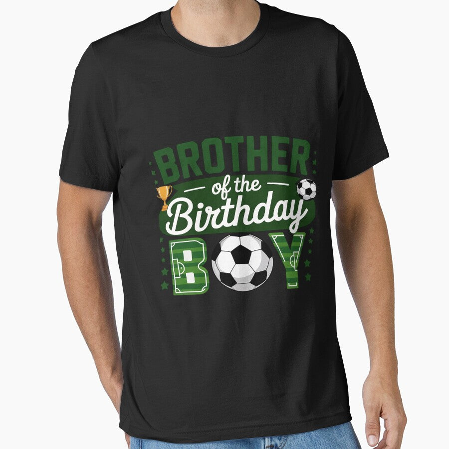 Soccer Brother Birthday Boys Party Family by - Adult & Kids T-Shirts, Sweatshirts & Hoodies apparel design preview 1