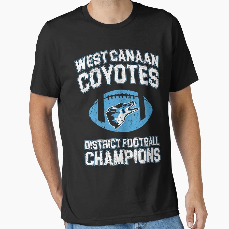 West Canaan Coyotes Football T-Shirt - Fun Novelty Design Men Women - T-Shirt, Sweatshirt, Hoodie