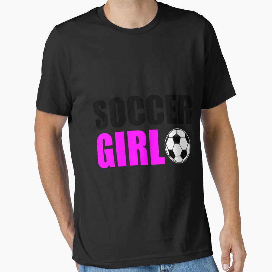 Soccer Girl Essential by rosaliarlwsa - Adult & Kids T-Shirts, Sweatshirts & Hoodies apparel design preview 1