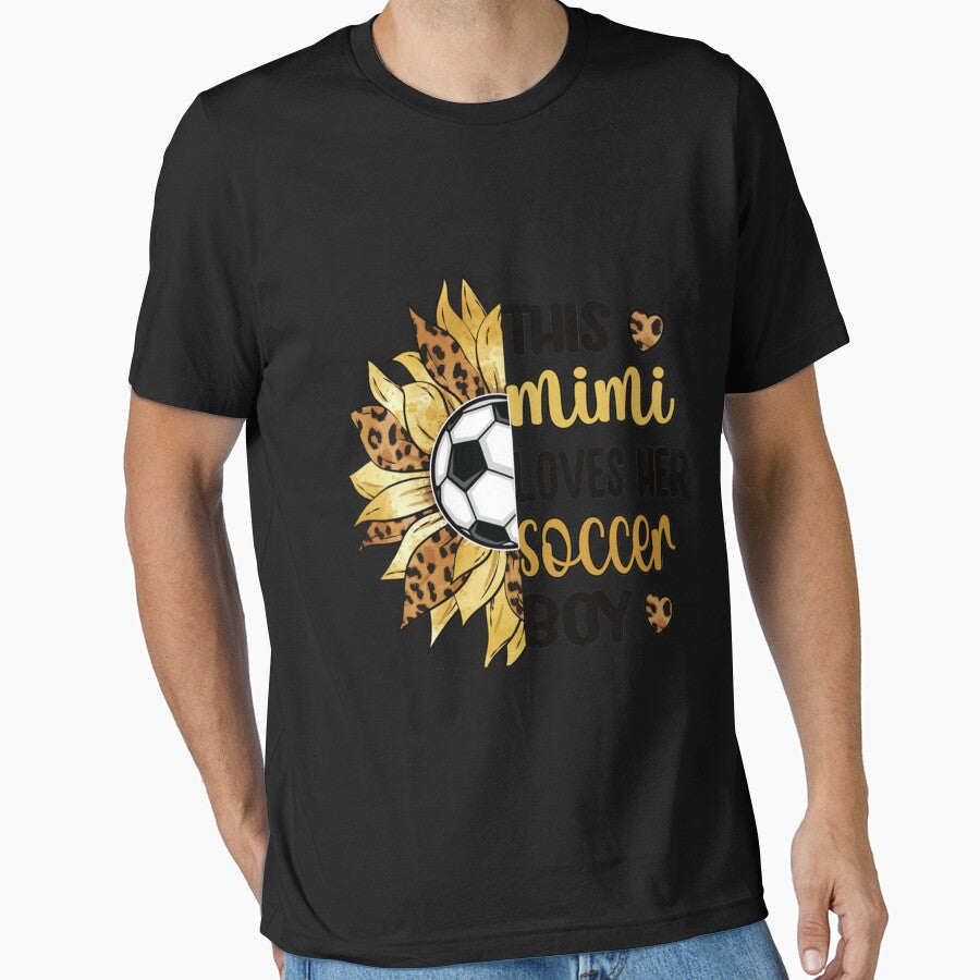 Proud Soccer Mimi Grandma Mothers Day Fan Classic by - Adult & Kids T-Shirts, Sweatshirts & Hoodies apparel design preview 1