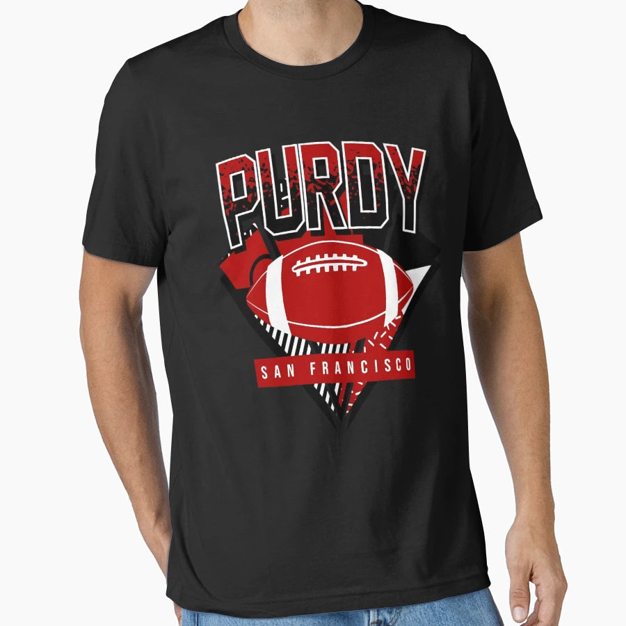 Purdy San Francisco Football T-Shirt - Graphic Print Men Women - T-Shirt, Sweatshirt, Hoodie