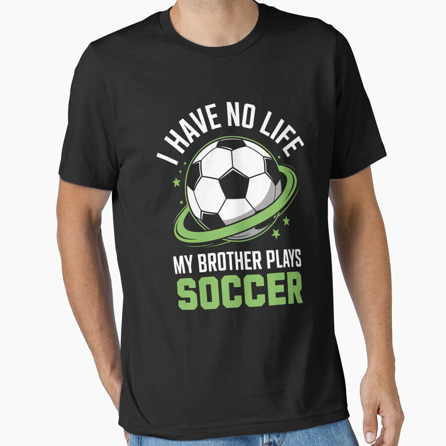 Soccer Player Support Funny Joke Family by tearbytea - Adult & Kids T-Shirts, Sweatshirts & Hoodies apparel design preview 1