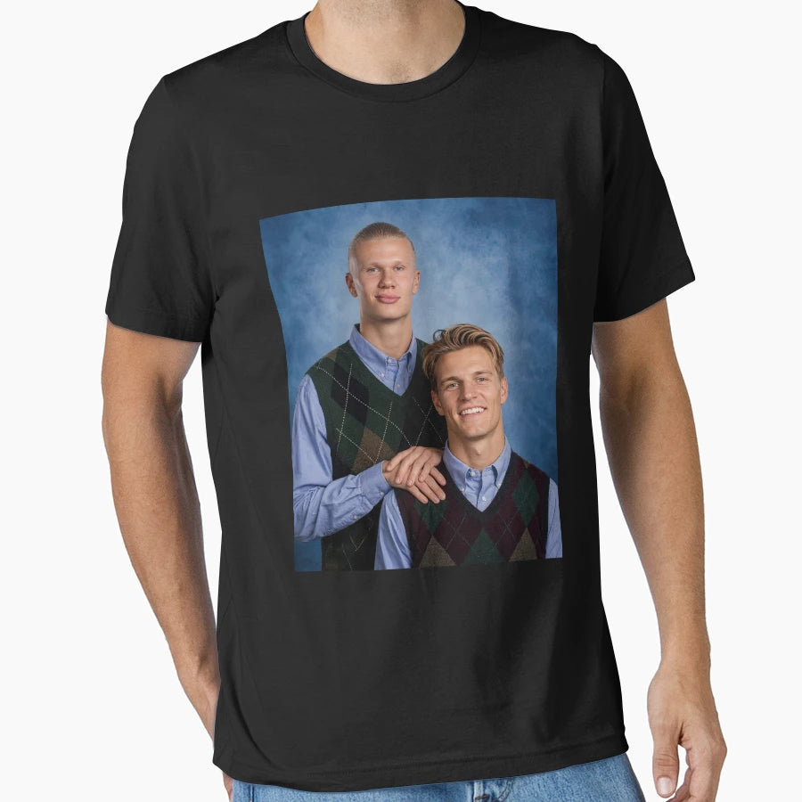 Funny Haaland And Degaard Norway T-Shirt - Aesthetic Graphic Men Women - T-Shirt, Sweatshirt, Hoodie