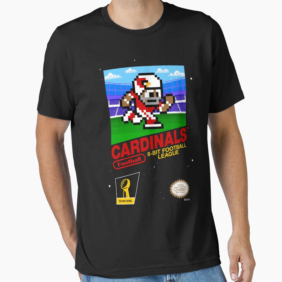 Arizona Cardinals 8 Bit Football T-Shirt - Aesthetic Graphic Men Women - T-Shirt, Sweatshirt, Hoodie