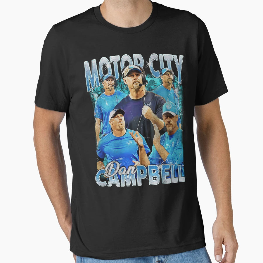 Dan Campbell T-Shirt - Custom Art Print for Adults - T-Shirt, Sweatshirt, Hoodie
