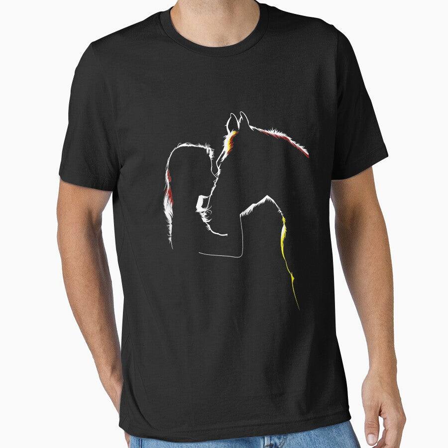 Horse for Ladies Related Gifts by doria7fjly - Adult & Kids T-Shirts, Sweatshirts & Hoodies apparel design preview 1
