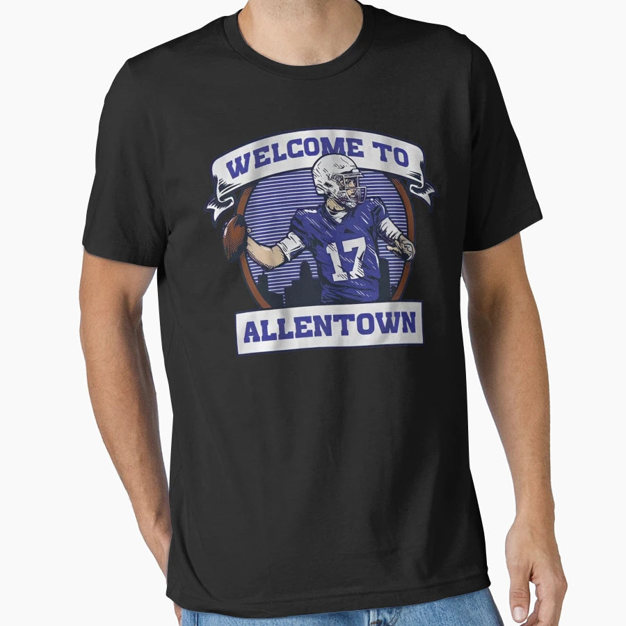 Welcome To Allen Town Buffalo Bills T-Shirt - Custom Art Print Men Women - T-Shirt, Sweatshirt, Hoodie