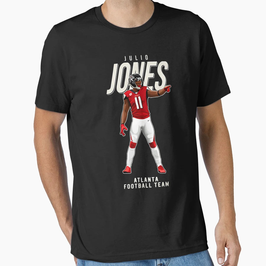 Julio Jones 11 Atlanta Football Team T-Shirt - Graphic Print for Adults - T-Shirt, Sweatshirt, Hoodie