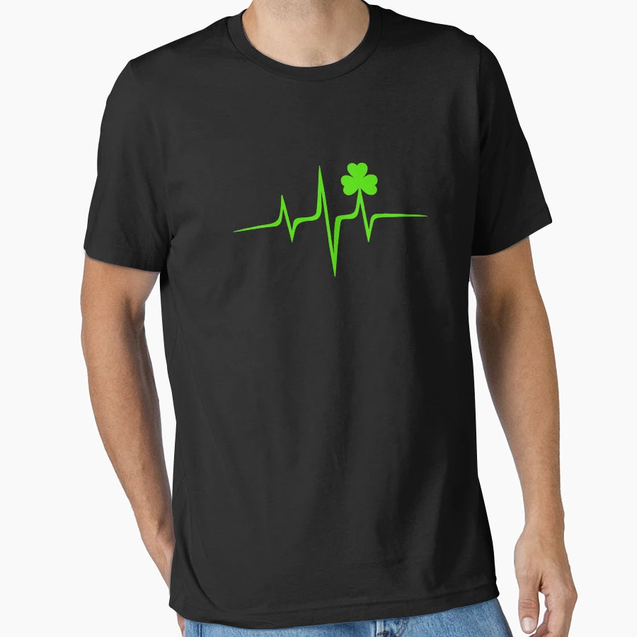 Music Pulse Irish Frequency Wave T-Shirt - Unique Graphic for Adults - T-Shirt, Sweatshirt, Hoodie