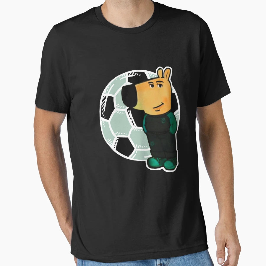 Chill Guy Meme Goat Football T-Shirt - Casual Everyday Wear Men Women - T-Shirt, Sweatshirt, Hoodie