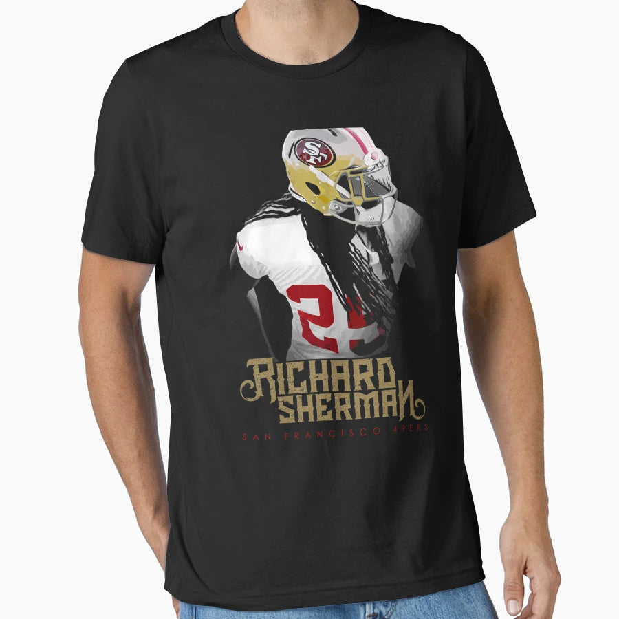 Richard Sherman T-Shirt - Graphic Print Unisex - T-Shirt, Sweatshirt, Hoodie