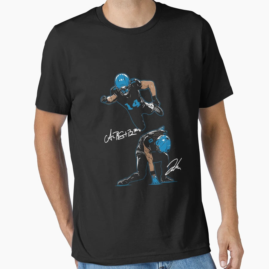 Amon Ra St Brown And JG Superheroes T-Shirt - Novelty Apparel Men Women - T-Shirt, Sweatshirt, Hoodie