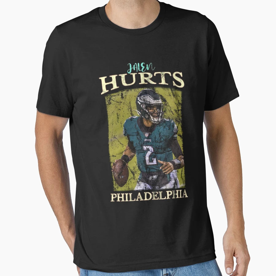1 Football Player Sports Touchdown T-Shirt - Minimalist Print Men Women - T-Shirt, Sweatshirt, Hoodie