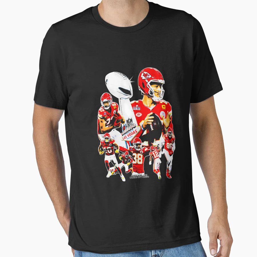 Kansas City Supers Bowl Lviii Champs T-Shirt - Graphic Print Unisex - T-Shirt, Sweatshirt, Hoodie