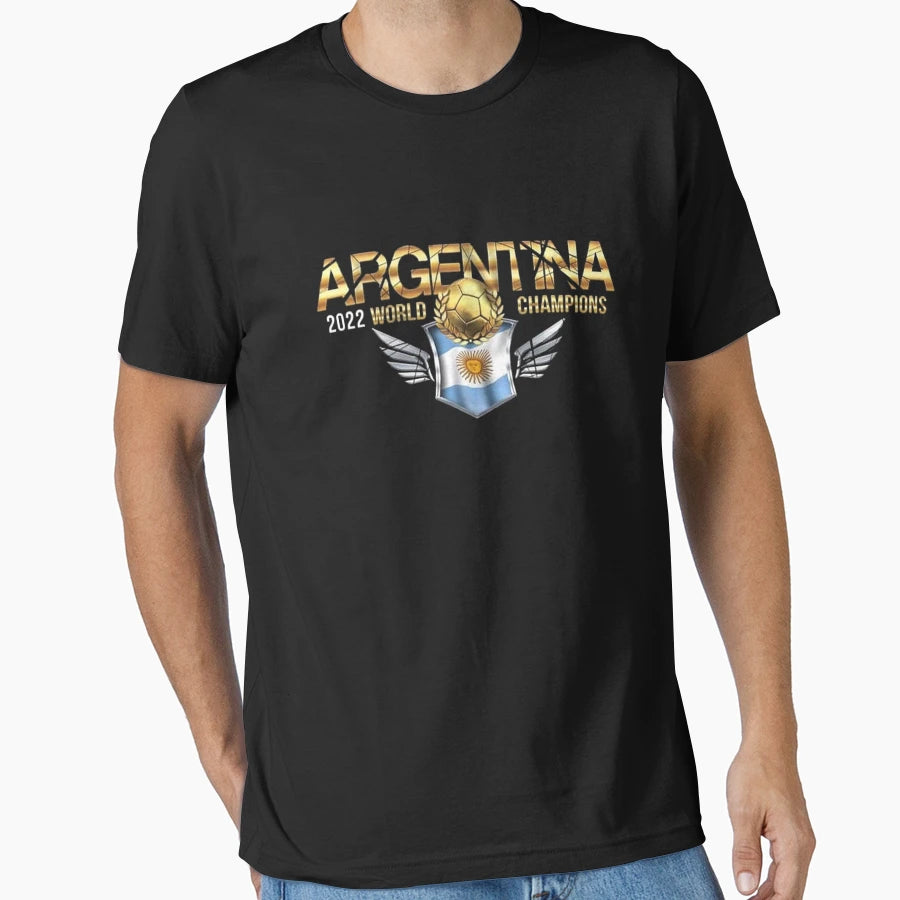 Argentina National Team 2022 World T-Shirt - Streetwear Style for Adults - T-Shirt, Sweatshirt, Hoodie