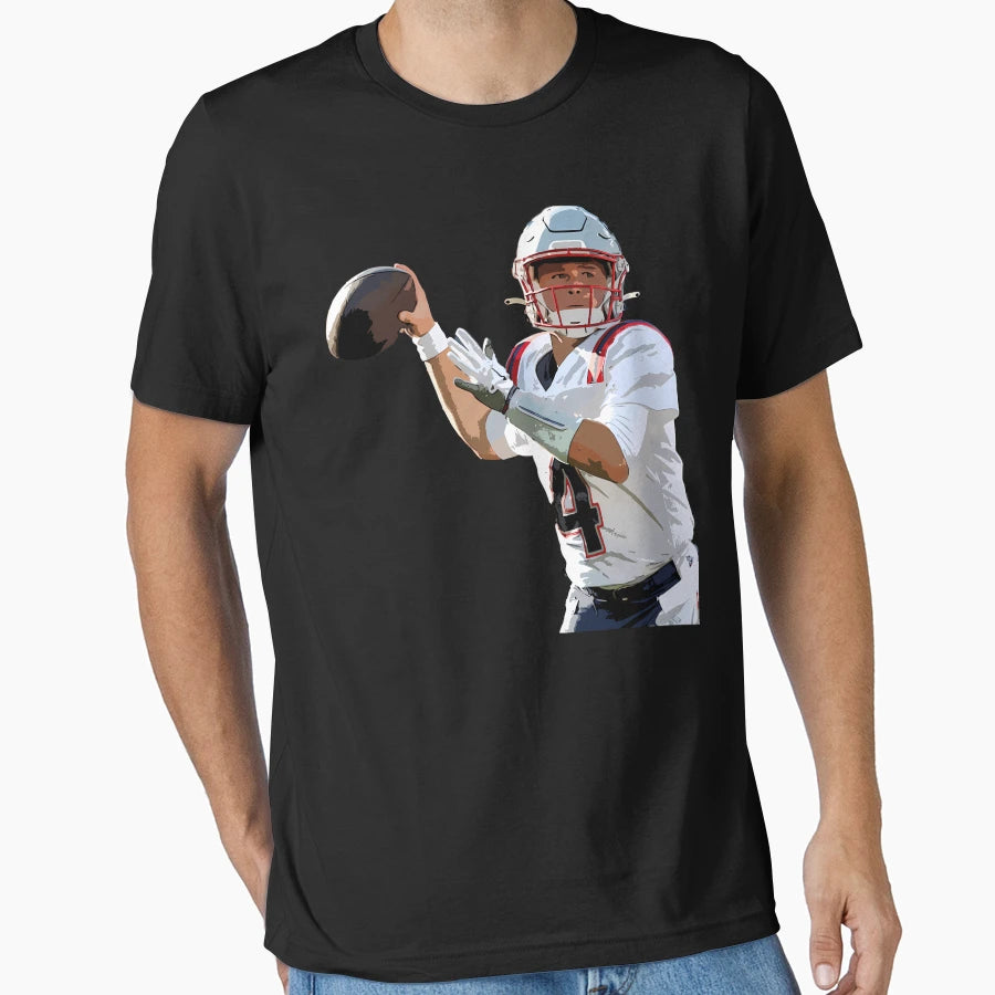 Bailey Zappe T-Shirt - Custom Art Print Men Women - T-Shirt, Sweatshirt, Hoodie