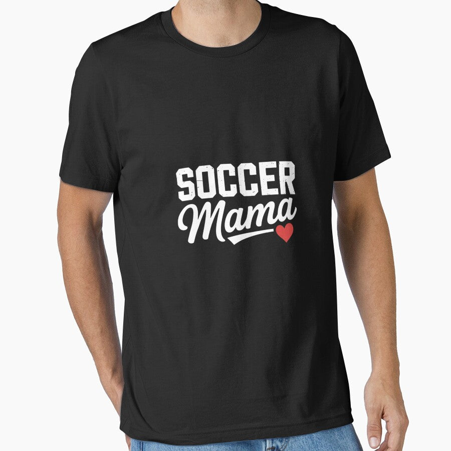 Soccer Mom Mama by Belkisallen - Adult & Kids T-Shirts, Sweatshirts & Hoodies apparel design preview 1