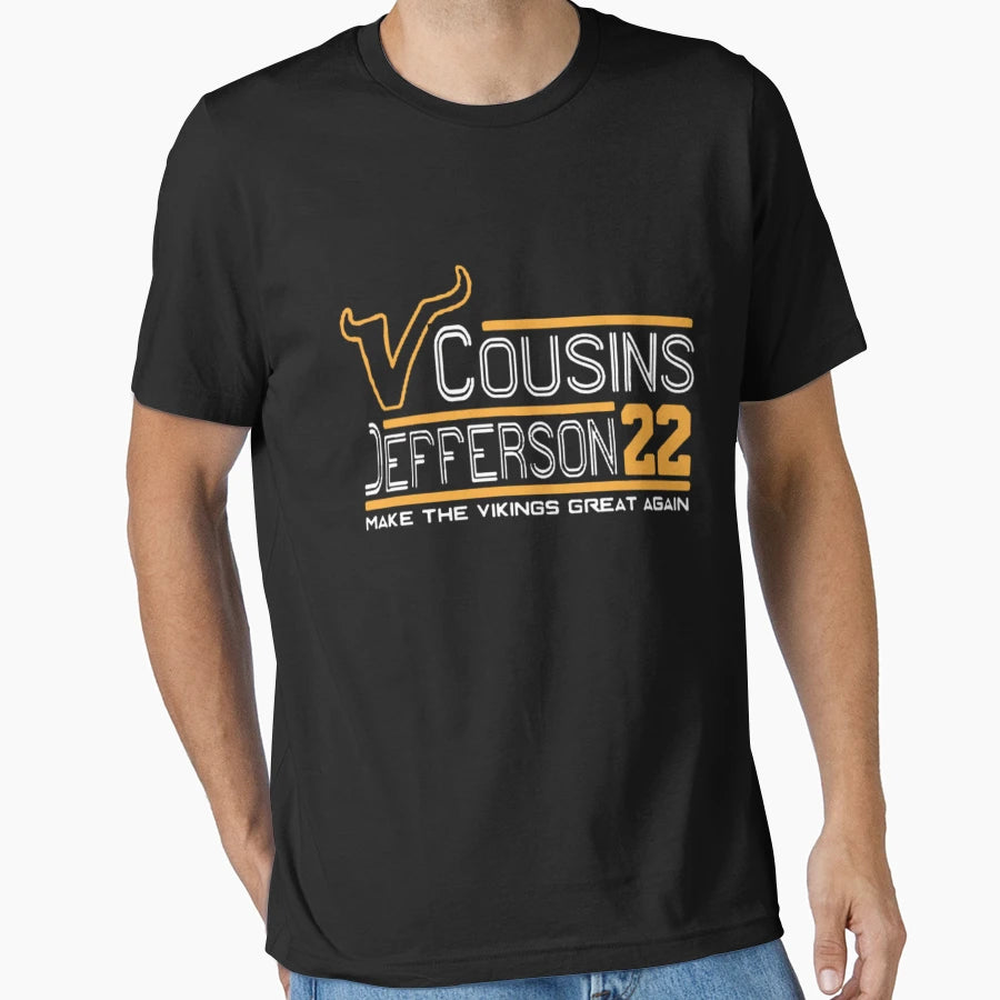 Kirk Cousins JJ 2022 T-Shirt - Casual Everyday Wear for Adults - T-Shirt, Sweatshirt, Hoodie