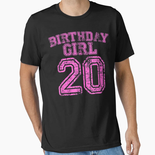 20Th Birthday Sports Jersey 20 Year T-Shirt - Novelty Apparel for Adults - T-Shirt, Sweatshirt, Hoodie