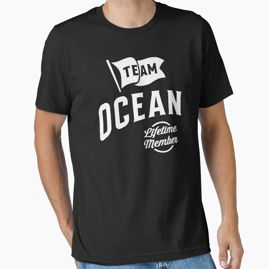 Team Ocean Lifetime Member Personalized Name by - Adult & Kids T-Shirts, Sweatshirts & Hoodies apparel design preview 1