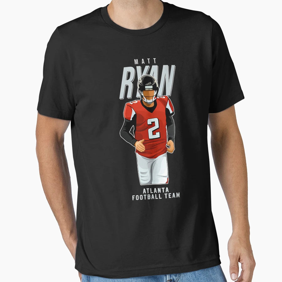 Matt Ryan 2 Atlanta Football Team T-Shirt - Graphic Print Unisex - T-Shirt, Sweatshirt, Hoodie