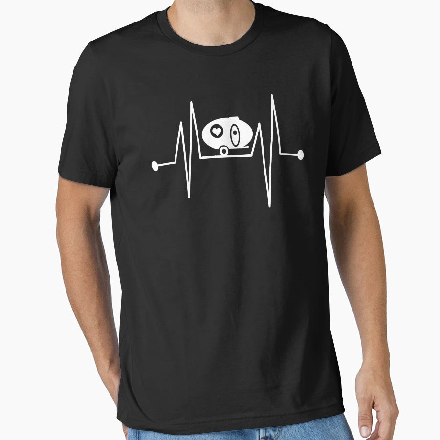 Copy Bus Heartbeat Novelty Hiking T-Shirt - Casual Everyday Wear Men Women - T-Shirt, Sweatshirt, Hoodie
