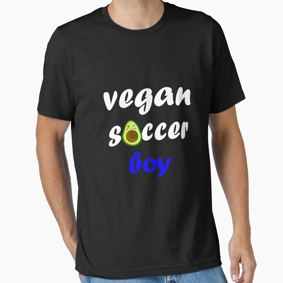 Vegan soccer boy for you! by noahs-shop - Adult & Kids T-Shirts, Sweatshirts & Hoodies apparel design preview 1