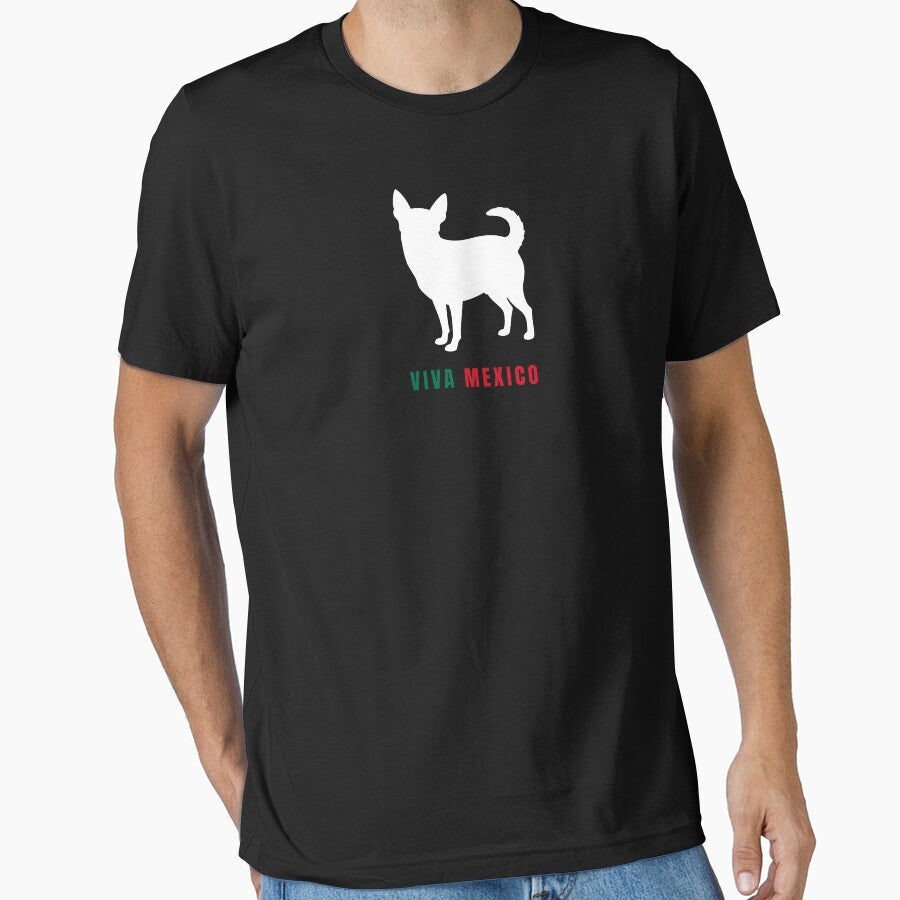 Minimalist Chihuahua Soccer Line Art Dog (For Dark - Adult & Kids T-Shirts, Sweatshirts & Hoodies apparel design preview 1