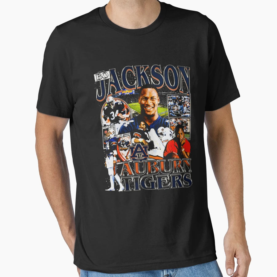 Bo Jackson College Bootleg T-Shirt - Unique Graphic Men Women - T-Shirt, Sweatshirt, Hoodie