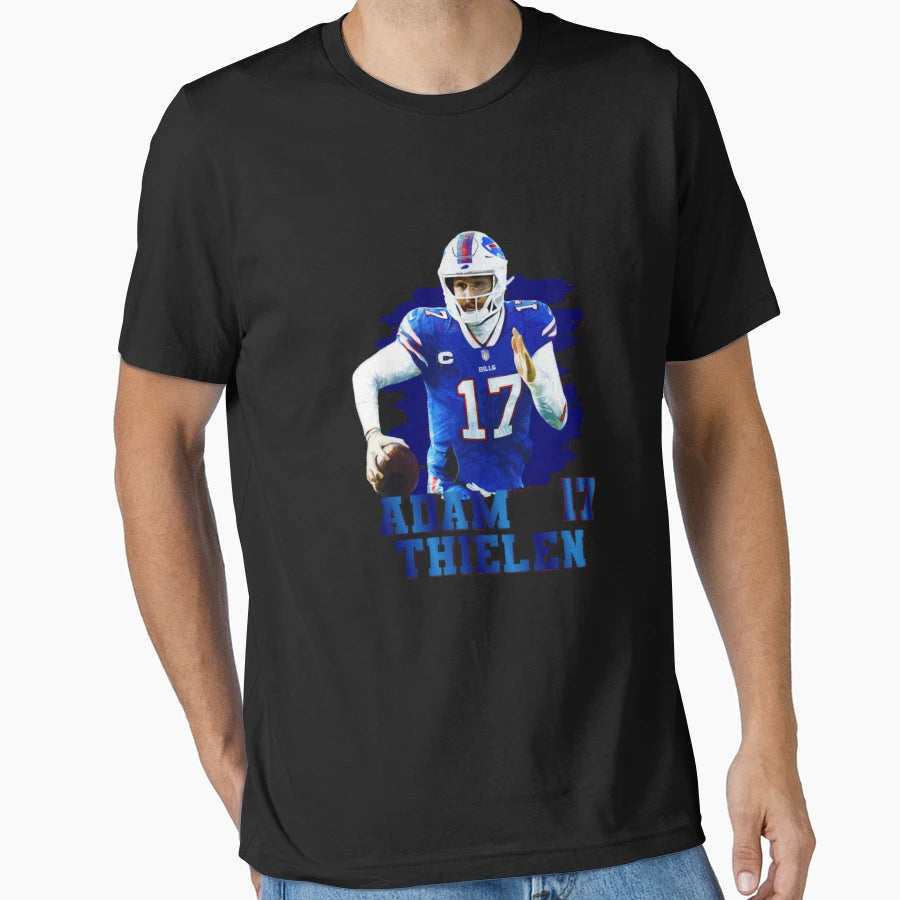 Adam Thielen Carolina Panthers Yellow T-Shirt - Trendy Graphic for Adults - T-Shirt, Sweatshirt, Hoodie