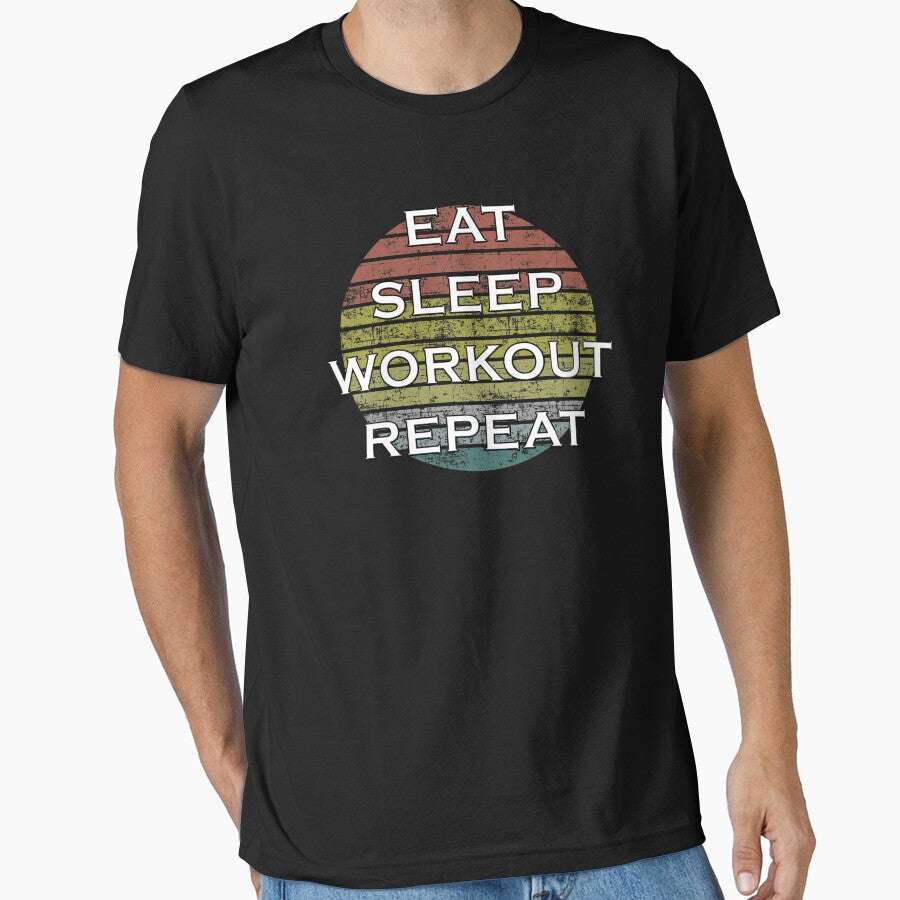 Workout addict by Catsloversdotme - Adult & Kids T-Shirts, Sweatshirts & Hoodies apparel design preview 1