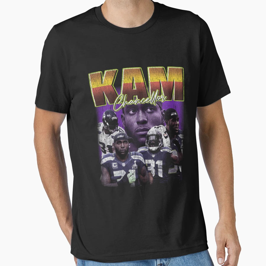 Kam Chancellor T-Shirt - Fun Novelty Design Men Women - T-Shirt, Sweatshirt, Hoodie